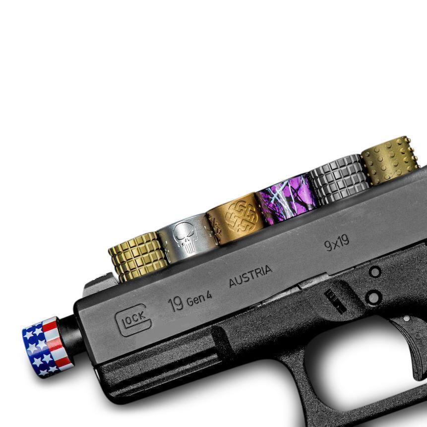 Thread Cover Custom Patterned Thread Protectors | Gun Accessories | Gun Goddess ...
