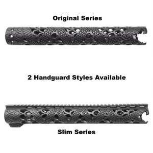 AR-15 Handguards with Custom Cerakote