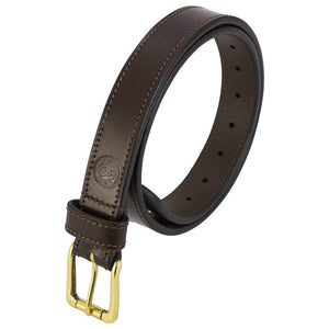 Brown with Brass Buckle