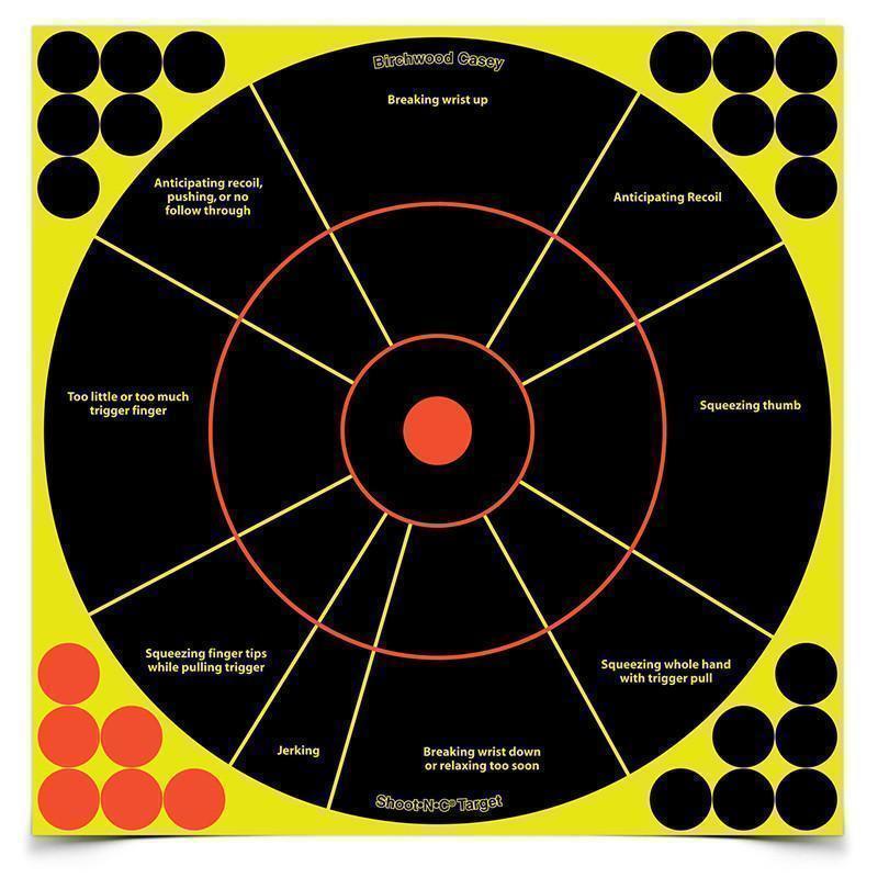 Training Target Shoot 'N C Handgun Trainer Targets | Gun Goddess - GunGoddess.com