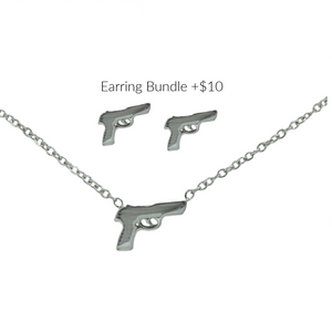 Polished Gun Necklace