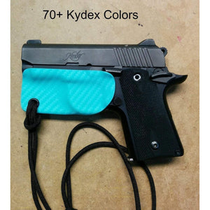 Trigger Guard Cover: Tiffany Blue Carbon Fiber