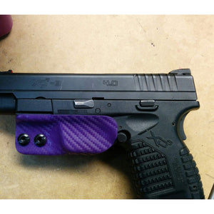 Trigger Guard Cover: Purple Carbon Fiber