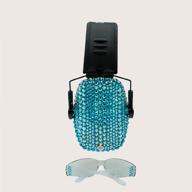 Shop Women's Earmuffs and Glasses Crystal Gun Goddess