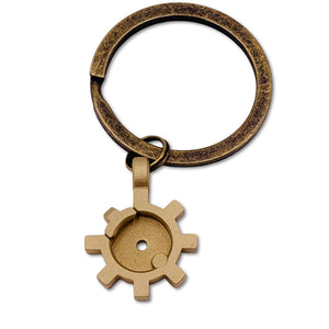 Brass AR Bolt Head  Keychain