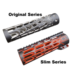 AR-15 Handguards with Custom Cerakote