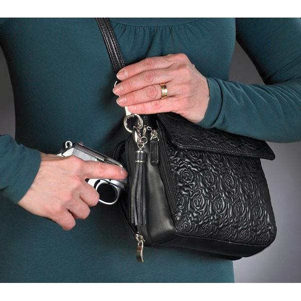 Gun Tote'n Mamas' Chrome Zip Handbag Review – Baking With Bullets