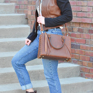 Emma Laced Concealed-Carry Satchel