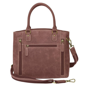 Distressed Buffalo Concealed-Carry Town Tote