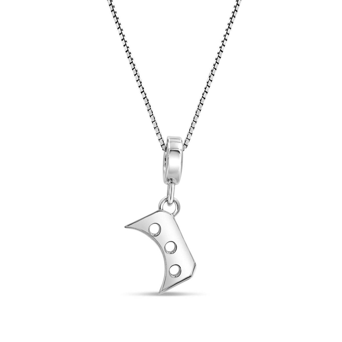 Necklace chain with 1911 trigger charm