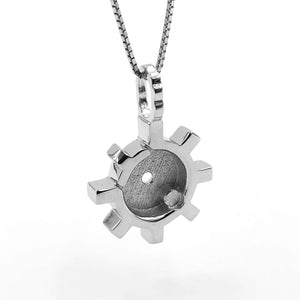 Heart of the AR Bolt Face Necklace