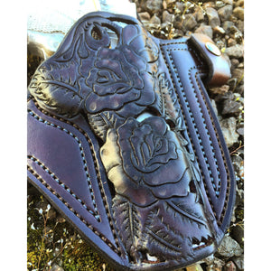 Floral Outside-the-Waistband Leather Holster