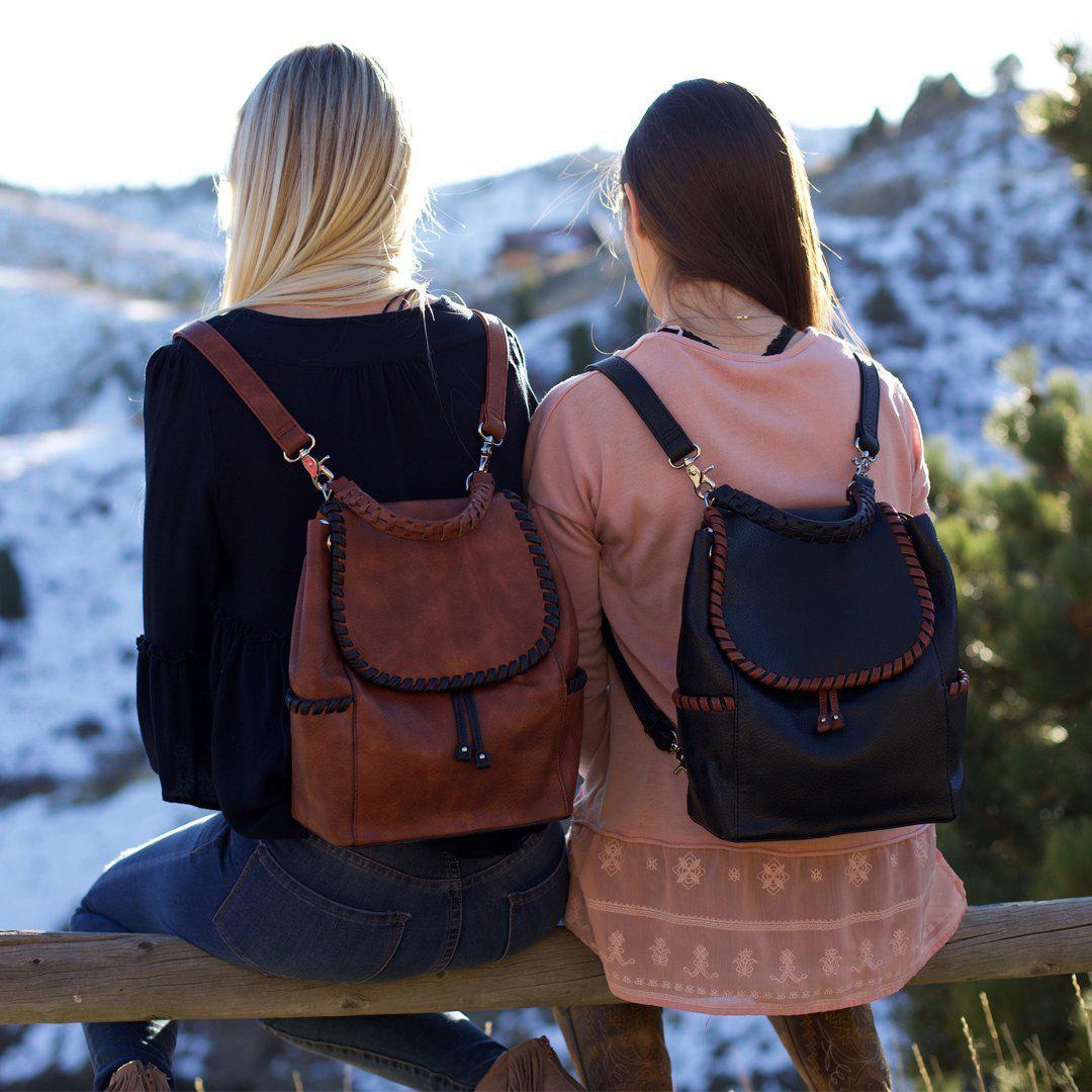 concealed carry leather backpack purse Madelyn Concealed-Carry Backpack