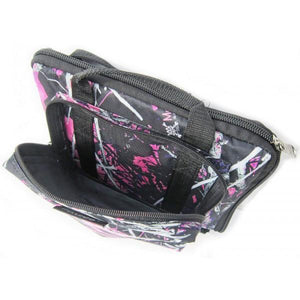 Muddy Girl Camo Handgun Case - exterior accessory pocket.