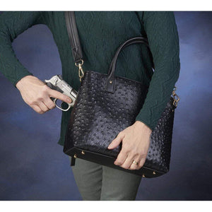 Ostrich Pattern Concealed-Carry Town Tote