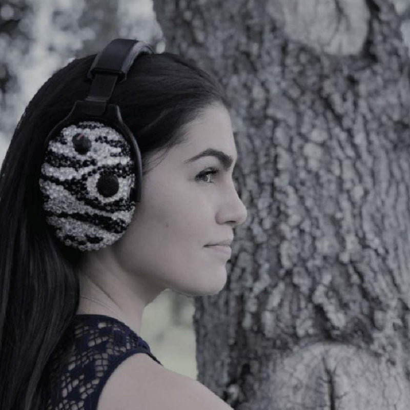 Shop Women's Earmuffs and Glasses Crystal Gun Goddess