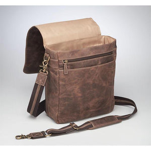 Vintage Concealed-Carry Messenger Bag